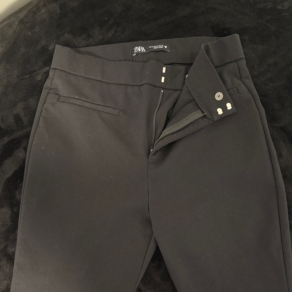Zara Elegant Charcoal Pants